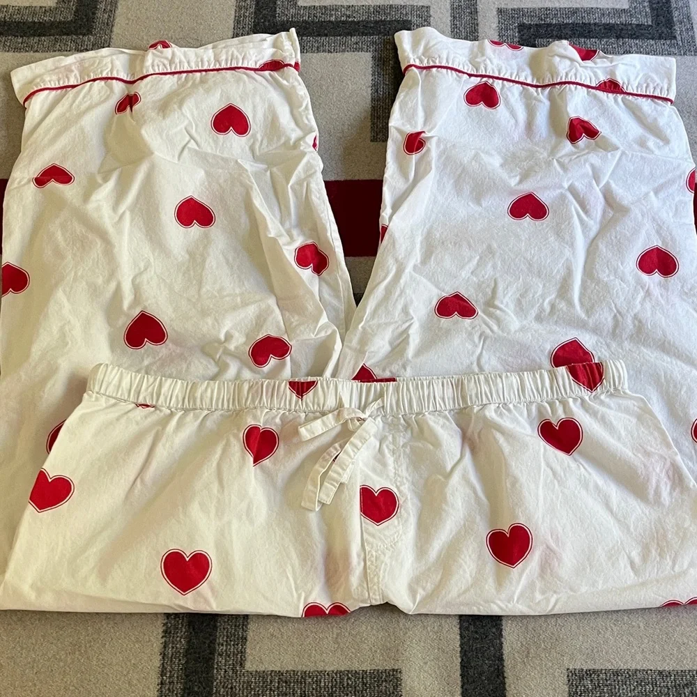 Printfresh Queen of Hearts cropped pj pants - Picture 4 of 5